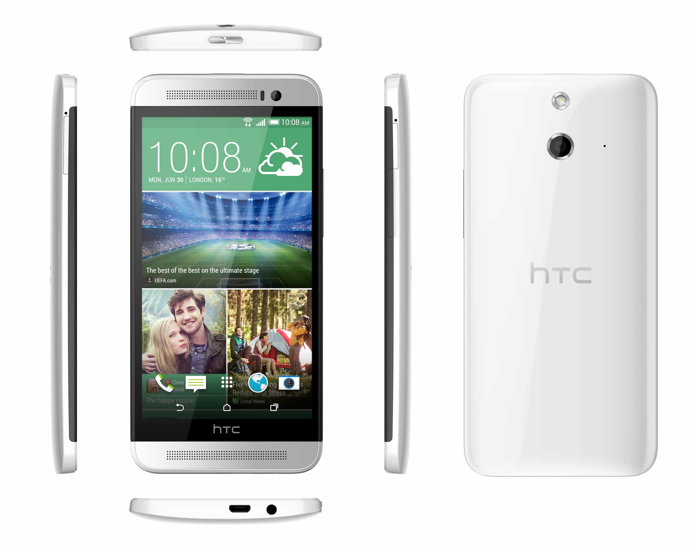 HTC One E8 Blanc