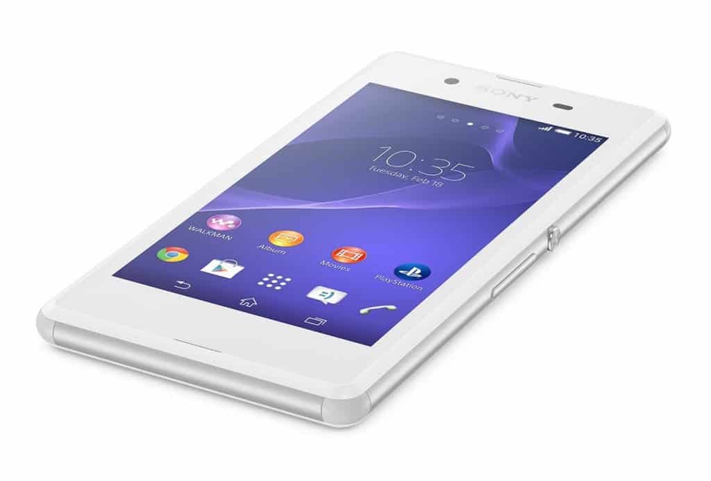 Sony Xperia E3 Blanc Sony Xperia E3 Blanc