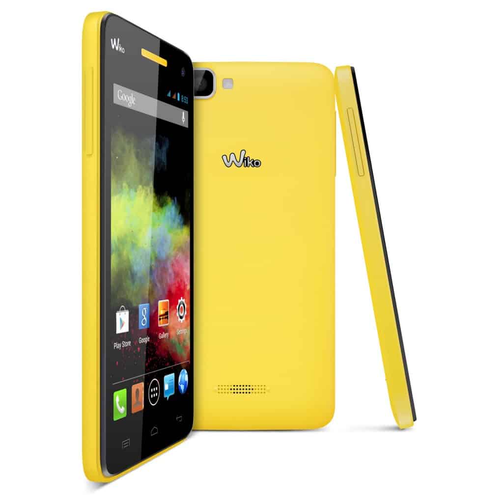 Wiko Rainbow 4G Jaune Wiko Rainbow 4G jaune