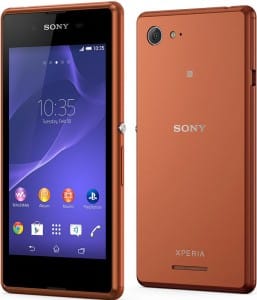 Sony Xperia E3 – Bronze 4 Go
