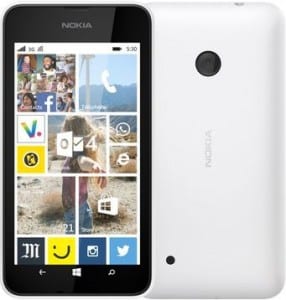 Microsoft Lumia 530 – Blanc 4 Go