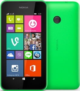 Microsoft Lumia 530 – Vert 4 Go