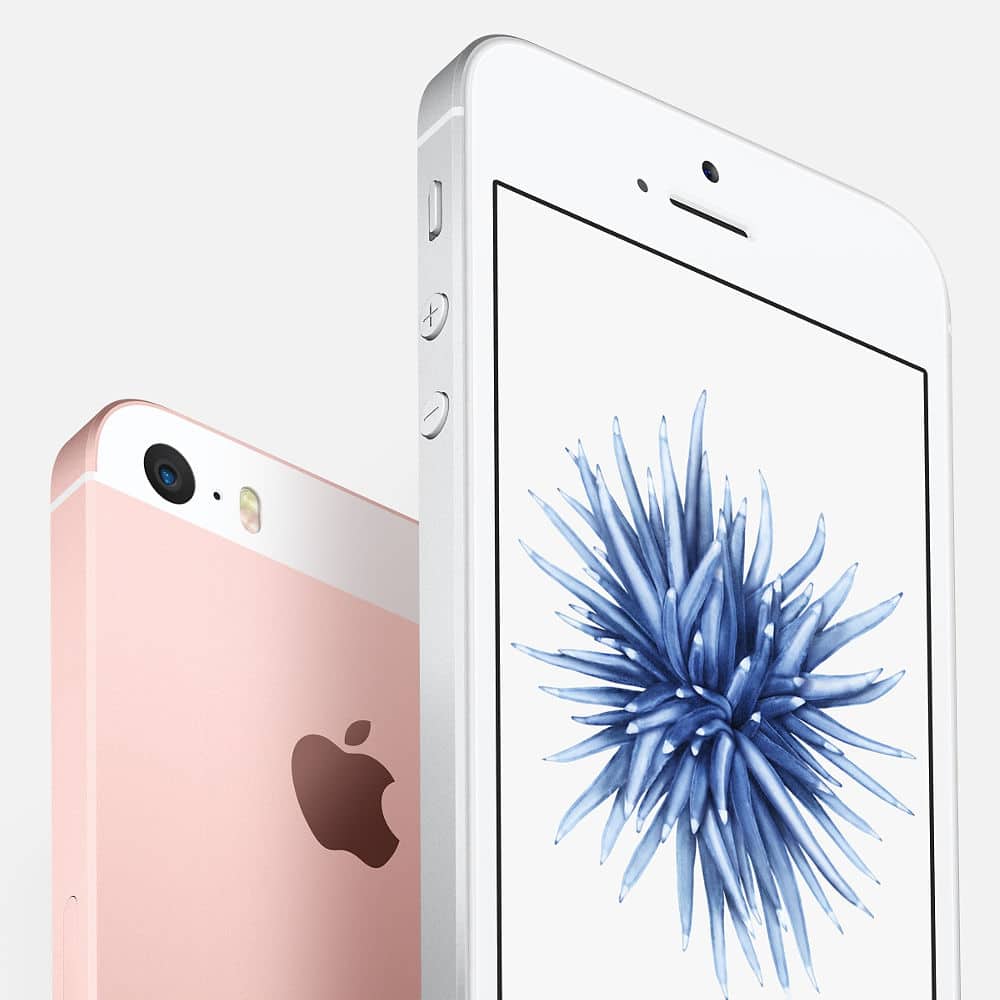 iPhone SE Rose Or iPhone-SE-Apple-Argent-Rose