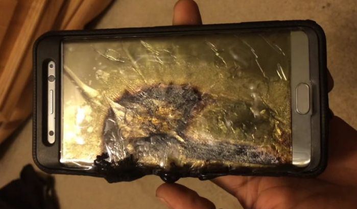 Incidents batterie Samsung Galaxy Note 7