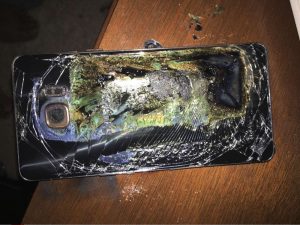 Galaxy Note 7 incident batterie