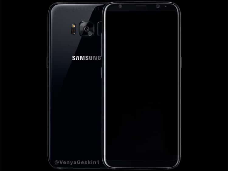 Concept du Galaxy S8 de Samsung
