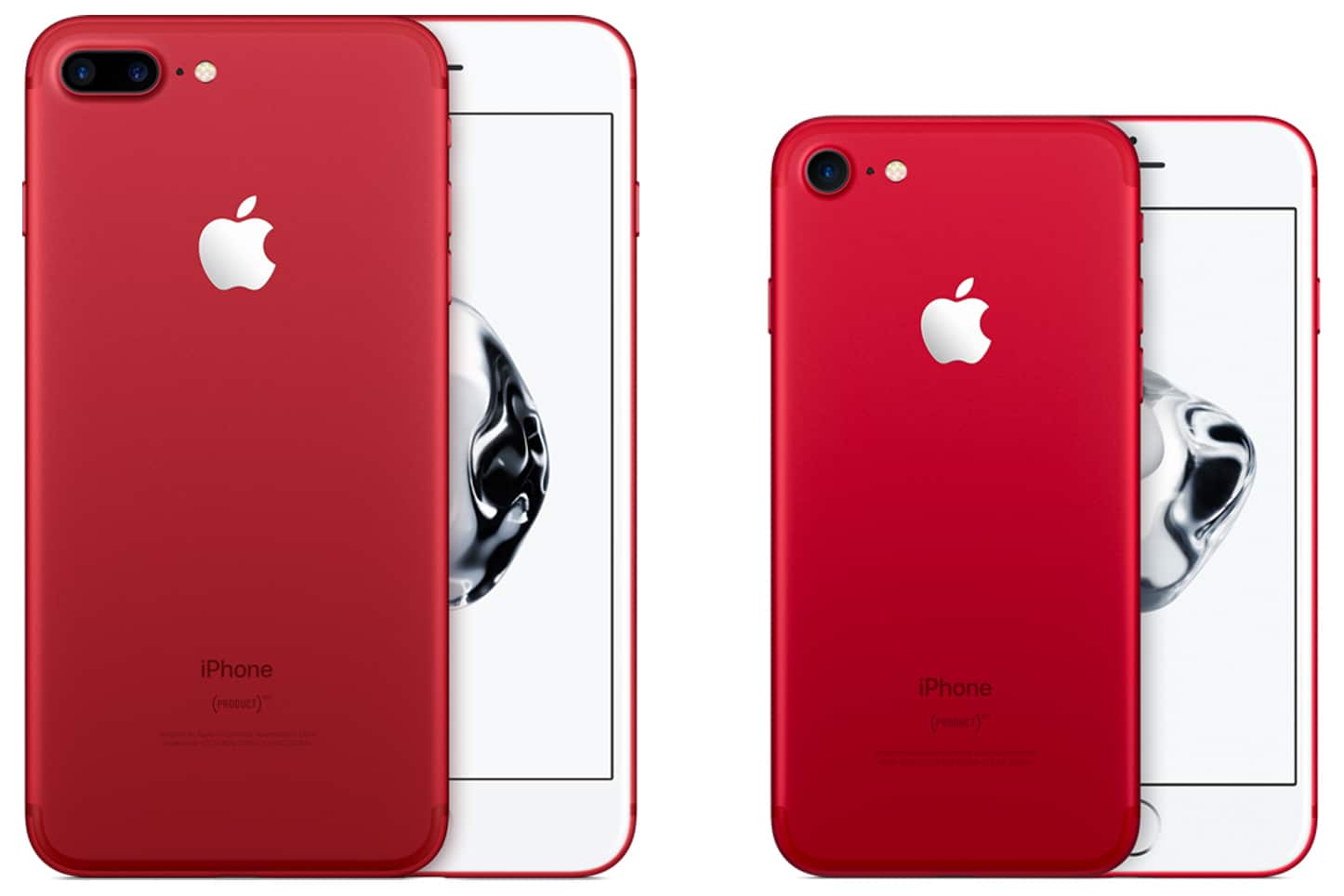 un iPhone 7 rouge