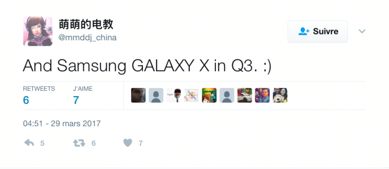 Tweet Galaxy X