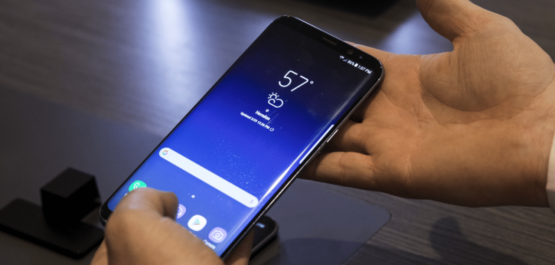 écran du Galaxy S8 écran du Galaxy S8