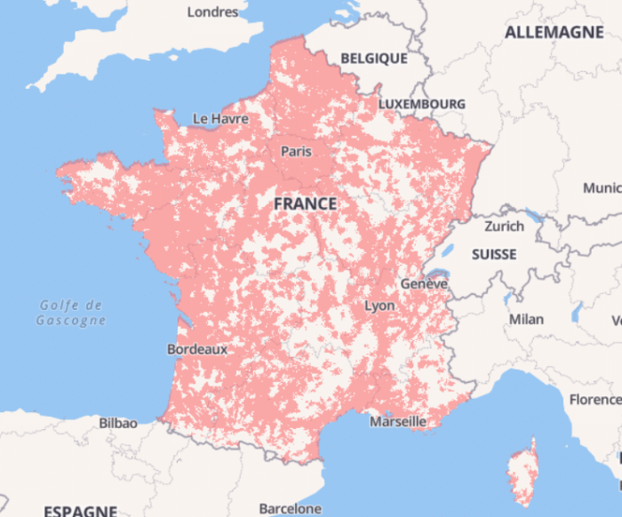 La couverture 4G dans les zones rurales est loin d'être idéale