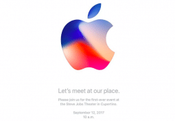 L'invitation à la keynote de rentrée d'Apple, présentation officielle de l'iPhone 8