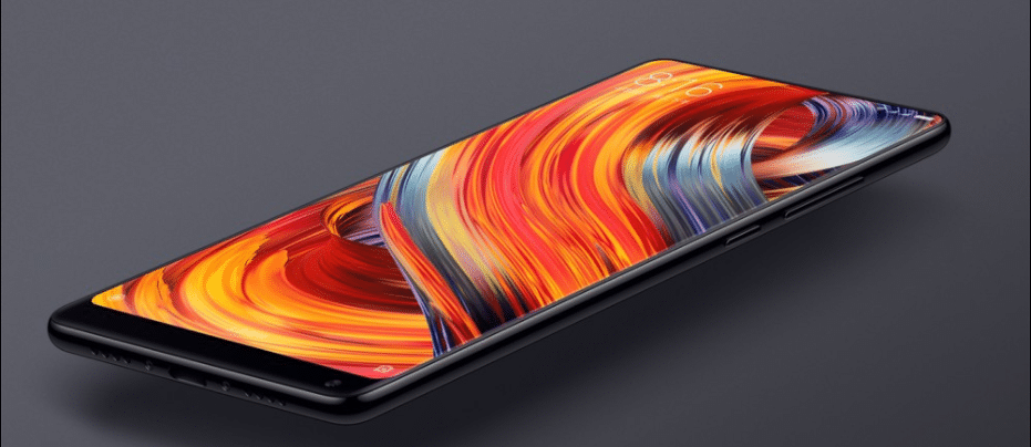 La caméra du Xaomi Mi Mix 2 se trouve sur la tranche inférieure de l'appareil