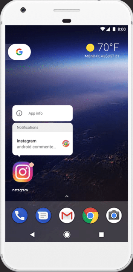 Plus besoin d'ouvrir les applications pour recevoir les dernières notifications sur Android Oreo