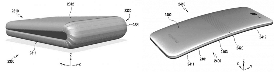 Samsung a déposé des brevets pour un mobile pliable