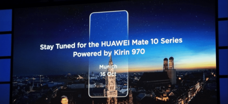 La présentation du Huawei Mate 10 se tiendra le 16 octobre à Munich