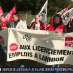 Suppression de postes : les salariés de Nokia manifestent et appellent Macron à l’aide