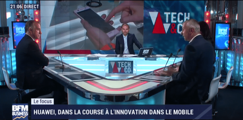 Huawei à l'honneur sur le plateau de BFM Business