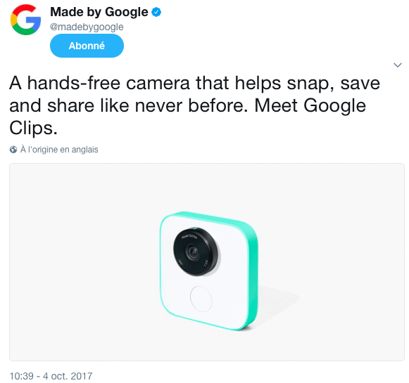 Google présente Pixel Clip, une vidéo que l'on peut accrocher partout