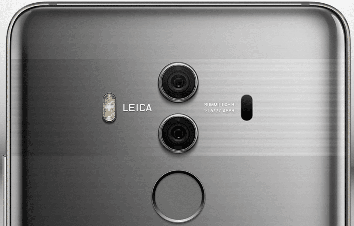 Le Huawei Mate 10 Pro embarque un double capteur photo Leica