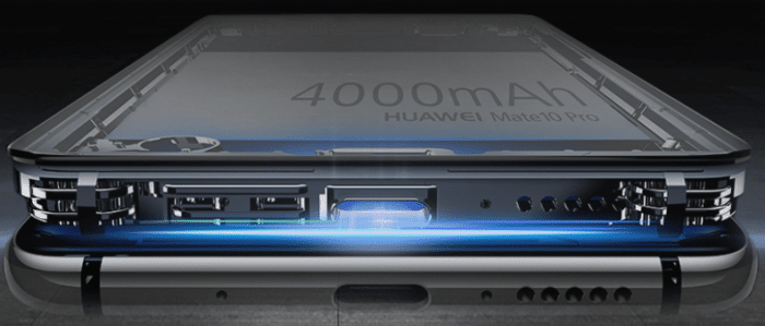 La batterie du Huawei Mate 10 Pro est de 4000 mAh