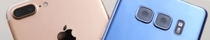 L'iphone 8 Plus et le Galaxy Note8 sont les meilleurs photophones du marché