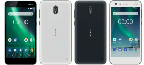 Le Nokia 2 est disponible dans différents coloris.