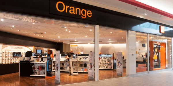Une boutique Orange.