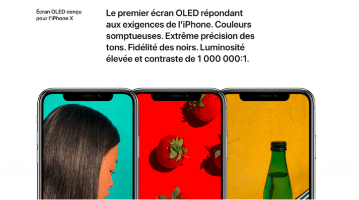 Le passage aux écran Oled chez Apple avec une adaptation technologique soignée est la grande nouveauté de cette iPhone