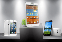 Podium des vendeurs de smartphones.
