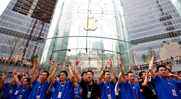 Les employés chinois d'Apple.