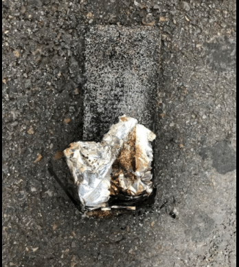 La batterie de l'iPhone qui a surchauffé à Zurich.
