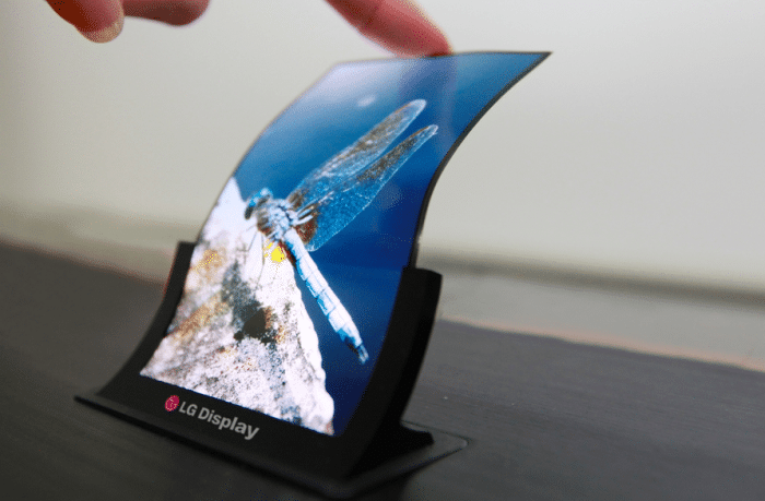 LG avait déjà créé des prototypes d'écran pliable.