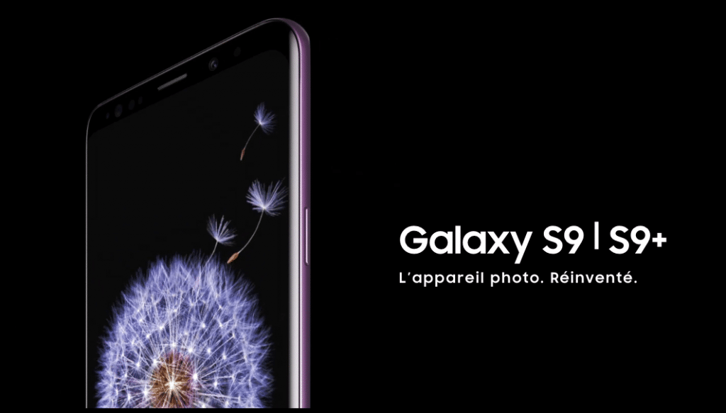 Samsung Galaxy S9+ : appareil photo