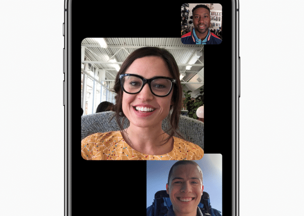 Jusqu'à 32 personnes pourront communiquer ensemble grâce à la nouvelle application FaceTime de Apple disponible avec iOS 12.