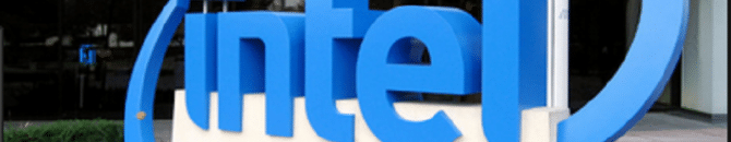 Logo Intel en 3D