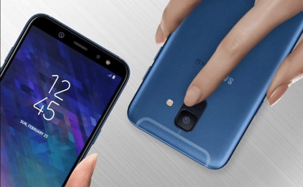 Lecteur empreinte digitale samsung galaxy A6