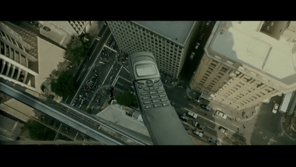 Nokia 8110 dans Matrix 1999.