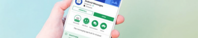 Android Messages mise à jour client web et nouveautés.