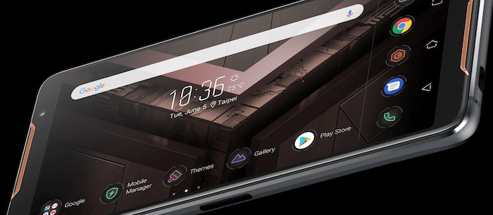 Le taux de rafraichissement de l'écran AMOLED du ROG Phone vendu par Asus est de 90 Hz.