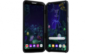Le nouveau LG V50 ThinQ a été présenté lors du MWC. Un deuxième écran indépendant peut être fixé sur le téléphone.