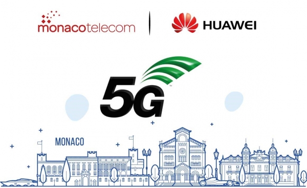 Huawei déploie la 5G à Monaco.