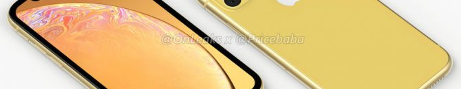 Exemple de design concernant l'iPhone XR 2019 d'Apple