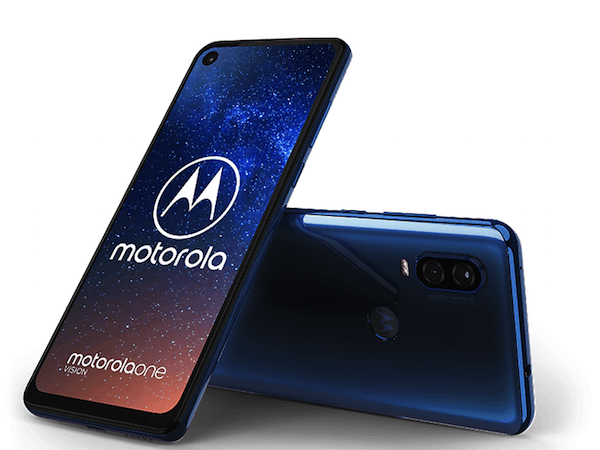 Le design probable du Motorola One Vision , smartphone avec Android One