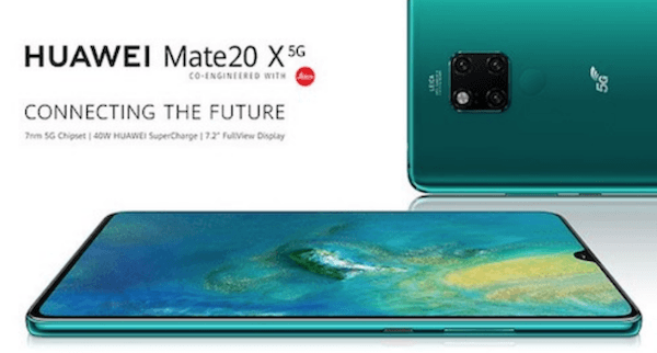 Commercialisation du Mate 20X 5G de Huawei en Suisse. 