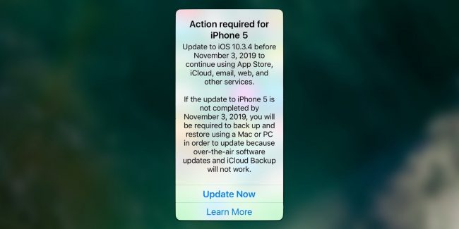 Une mise à jour Apple nécessaire pour les utilisateurs iPhone
