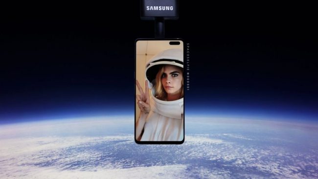 L'opération "Space Selfie" de Samsung réalisée à l'aide d'un ballon envoyé en stratosphère