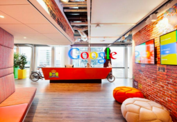 Les locaux de Google, le constructeur de Pixel 3.