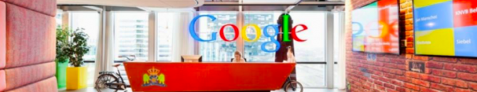 Les locaux de Google, le constructeur de Pixel 3.