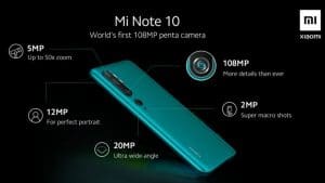 Xiaomi et son mobile Mi Note 10 misent sur des capacités photographiques uniques sur le marché 