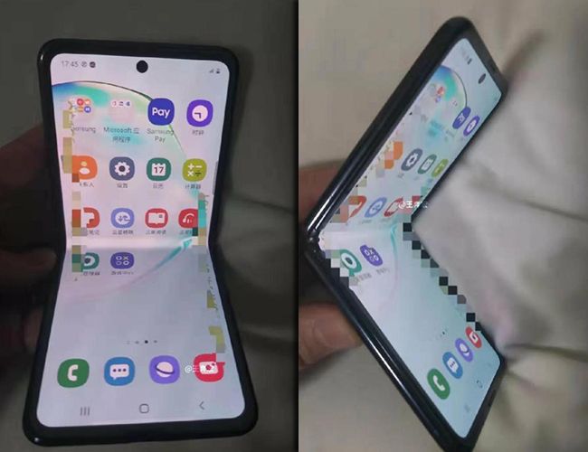 Photos non-officielles du Samsung pliable à clapet, l'avenir du smartphone ?